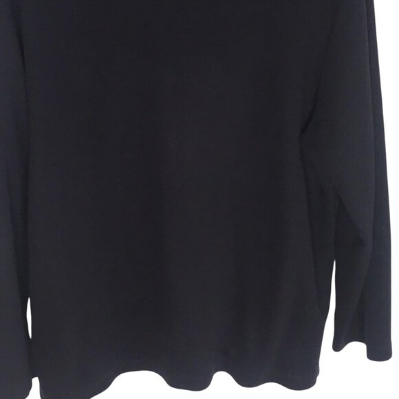 Nautical Moving Bleu Sweater Women Large Navy Blue Full Zip Embroidered Cardigan - Picture 9 of 16